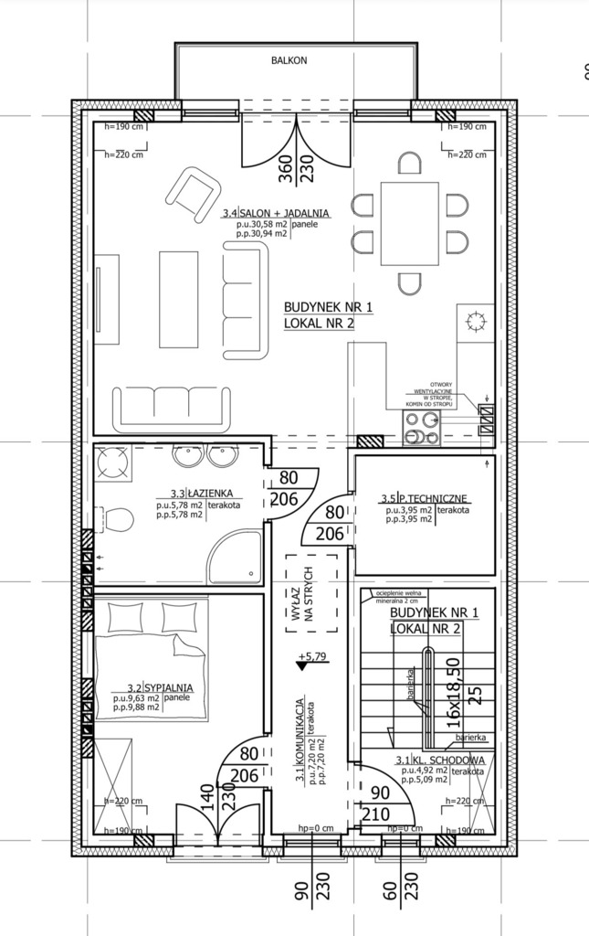 Zielona Przystań apartament z dodatkowym poddaszem